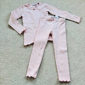 Jamie kay pink ribbed outfit